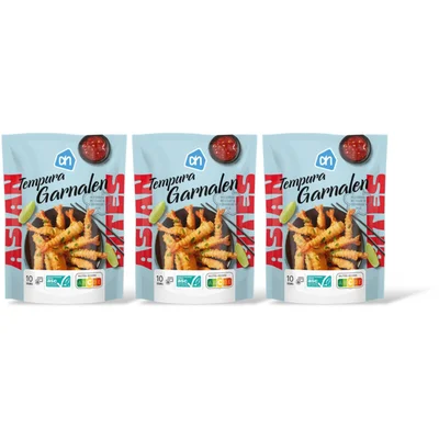 AH Tempura garnalen 3-pack