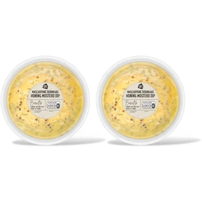 AH Mascarpone roomkaas honingmostrd dip 2pk