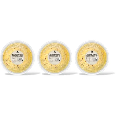 AH Mascarpone roomkaas honingmostrd dip 3pk