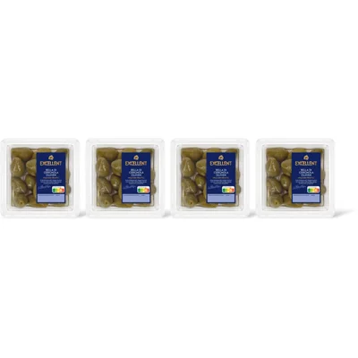 AH Excellent Bella di Cerignola olijven 4-pack