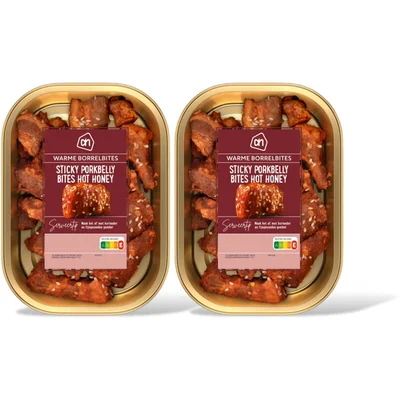 AH Sticky porkbelly bites hot honey 2-pack