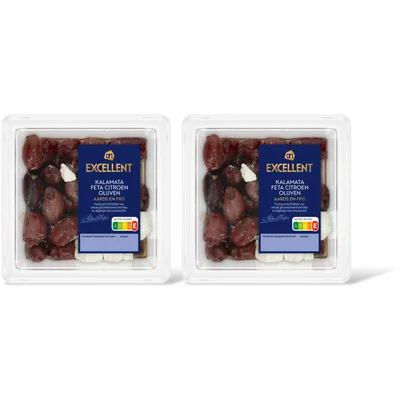 AH Excellent Kalamata feta citroen olijven 2-pack