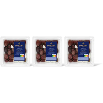 AH Excellent Kalamata feta citroen olijven 3-pack
