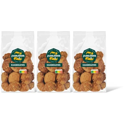 AH Zaanlander Kaasbolletjes 3-pack