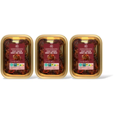 AH Sticky chicken smokey BBQ smaak 3-pack