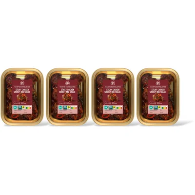 AH Sticky chicken smokey BBQ smaak 4-pack