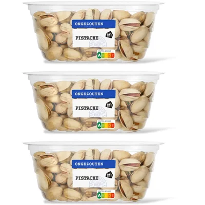AH Pistache ongezouten 3-pack
