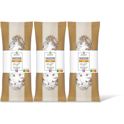 AH Excellent Saucisson walnoot 3-pack