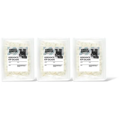 Streeckgenoten Gerookte kipsalade 3-pack