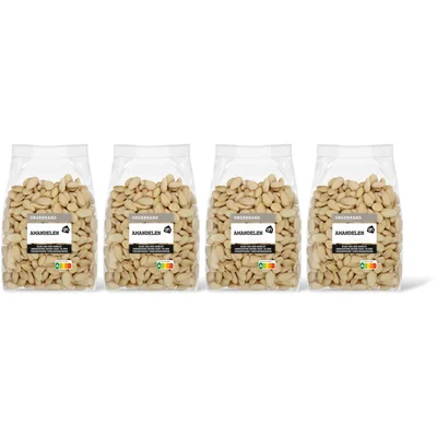 AH Amandelen ongebrand 4-pack