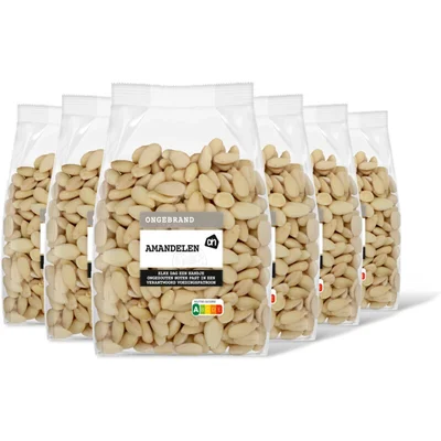 AH Amandelen ongebrand 6-pack