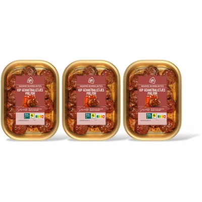 AH Kip gehaktballetjes piri piri 3-pack