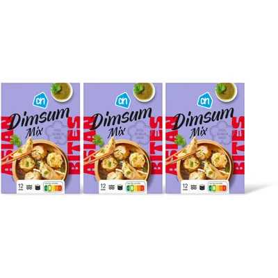 AH Wereldse hapjes dimsum 3-pack