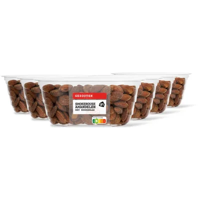 AH Amandelen met rooksmaak gezouten 6-pack