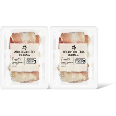 AH Katenspekrolletjes roomkaas 2-pack
