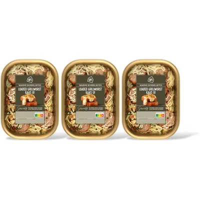AH Loaded grillworst kaas ui 3-pack