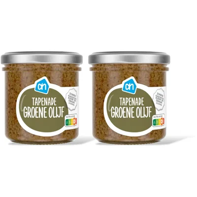 AH Tapenade groene olijf 2-pack