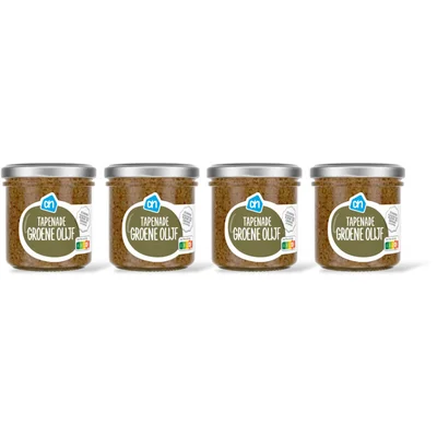 AH Tapenade groene olijf 4-pack