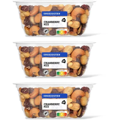 AH Cranberry mix ongezouten 3-pack