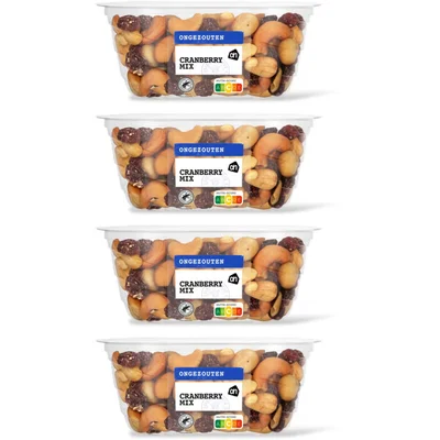 AH Cranberry mix ongezouten 4-pack