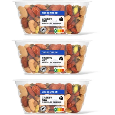 AH Cashewmix ongezouten 3-pack