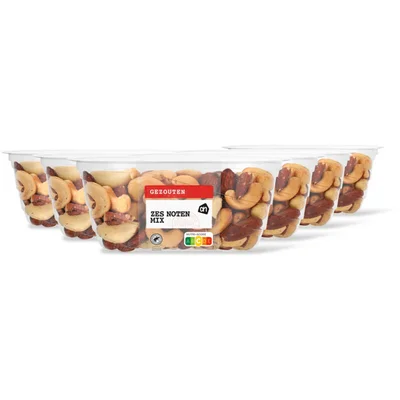 AH Zes noten mix gezouten 6-pack