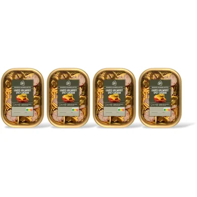 AH Loaded grillworst spicy cheddar 4-pack