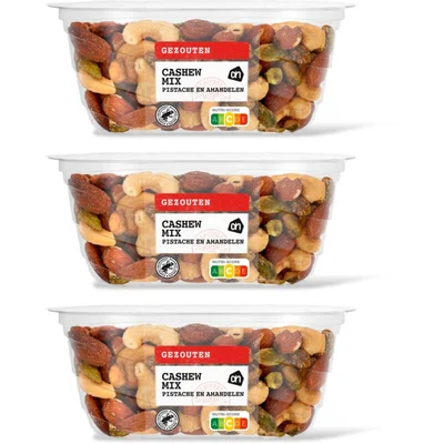 AH Cashewmix gezouten 3-pack