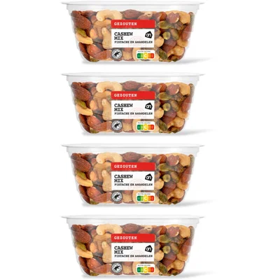 AH Cashewmix gezouten 4-pack