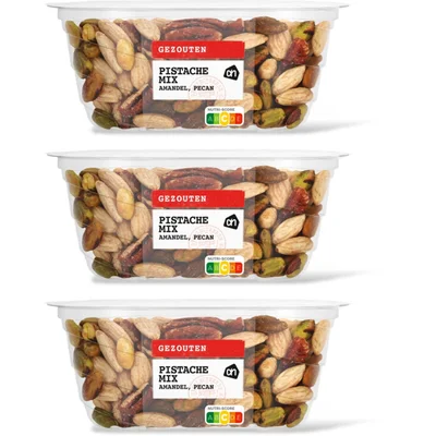 AH Pistachemix gezouten 3-pack
