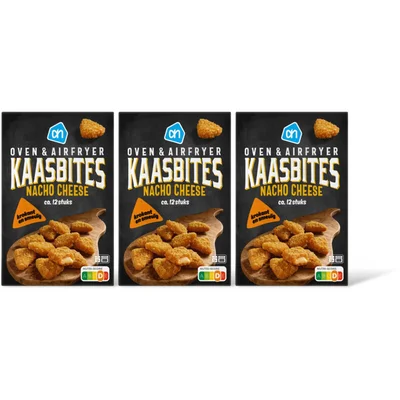 AH Kaasbites nacho cheese 3-pack