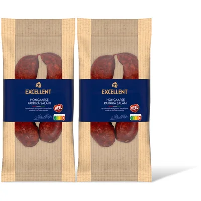 AH Excellent Hongaarse paprika salami 2-pack