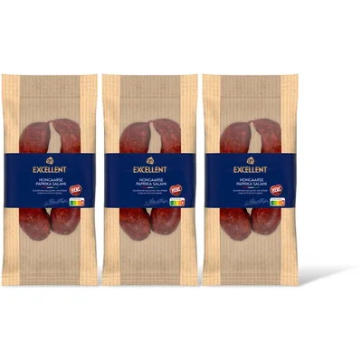 AH Excellent Hongaarse paprika salami 3-pack