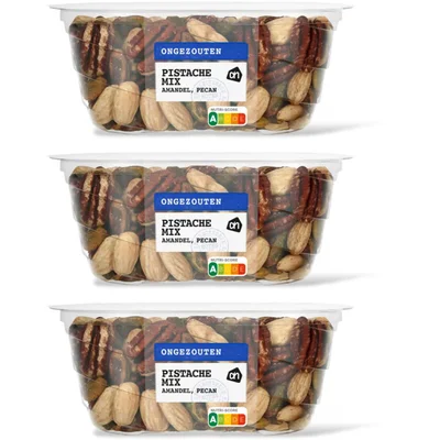 AH Pistachemix ongezouten 3-pack