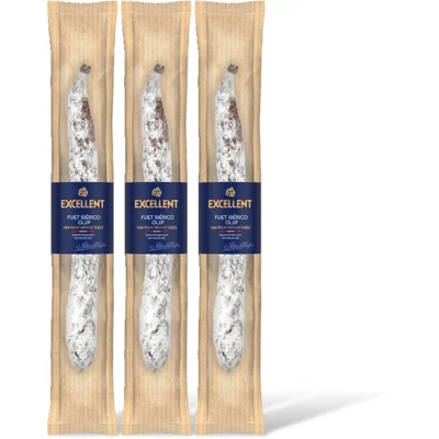 AH Excellent Fuet Iberico groene olijven 3-pack