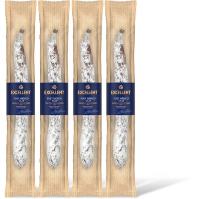 AH Excellent Fuet Iberico groene olijven 4-pack