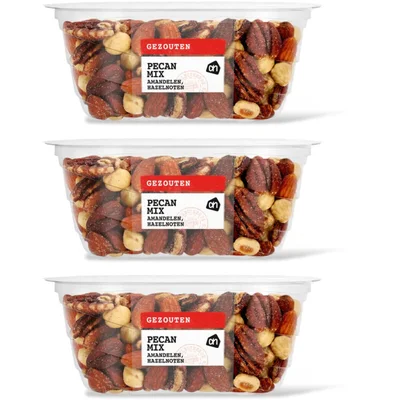 AH Pecanmix amandel/hazelnoten gezouten 3pk