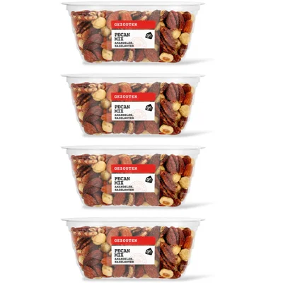 AH Pecanmix amandel, hazelnoten gezoutn 4pk