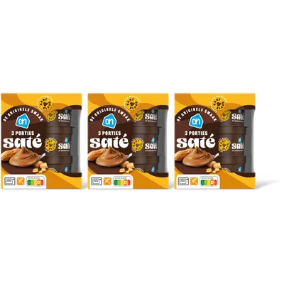 AH Satesaus kant & klaar 3 porties 3-pack