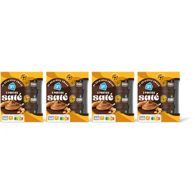 AH Satesaus kant & klaar 3 porties 4-pack