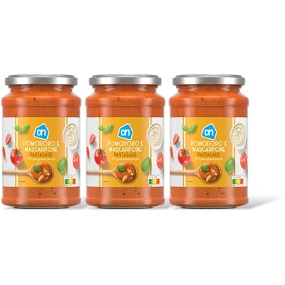 AH Pomodoro e mascarpone pastasaus 3-pack