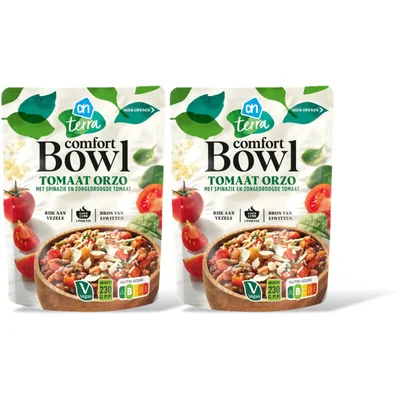 AH Comfort bowl tomaat orzo 2-pack
