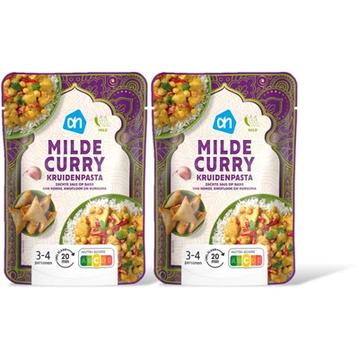 AH Milde curry kruidenpasta 2-pack