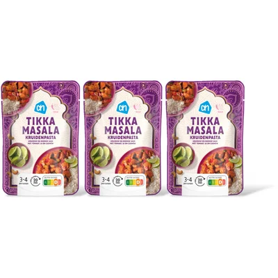 AH Tikka masala kruidenpasta 3-pack