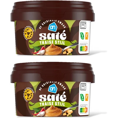 AH Satesaus Thaise stijl kant & klaar 2-pck