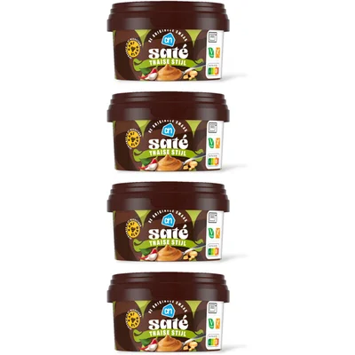 AH Satesaus Thaise stijl kant & klaar 4-pk