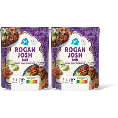 AH Rogan josh saus 2-pack
