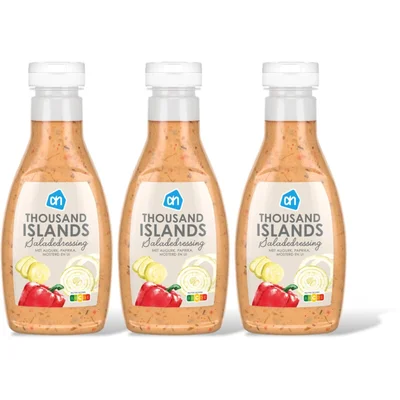 AH Saladedressing thousand islands 3-pack