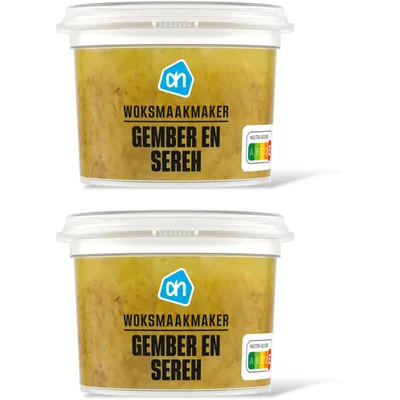 AH Woksmaakmaker gember en sereh 2-pack