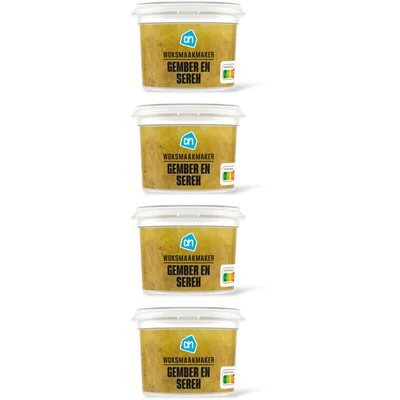 AH Woksmaakmaker gember en sereh 4-pack